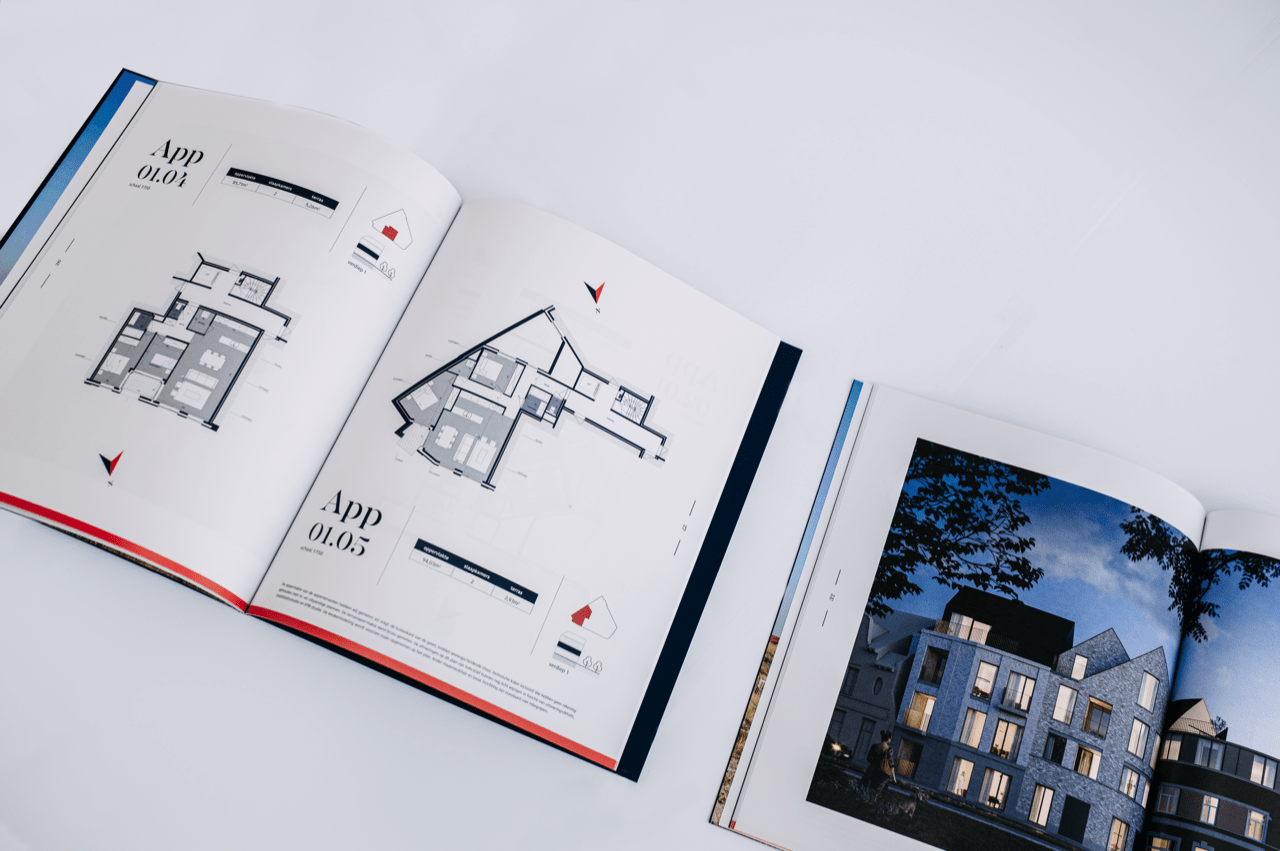 Pont Albert brochure die openligt